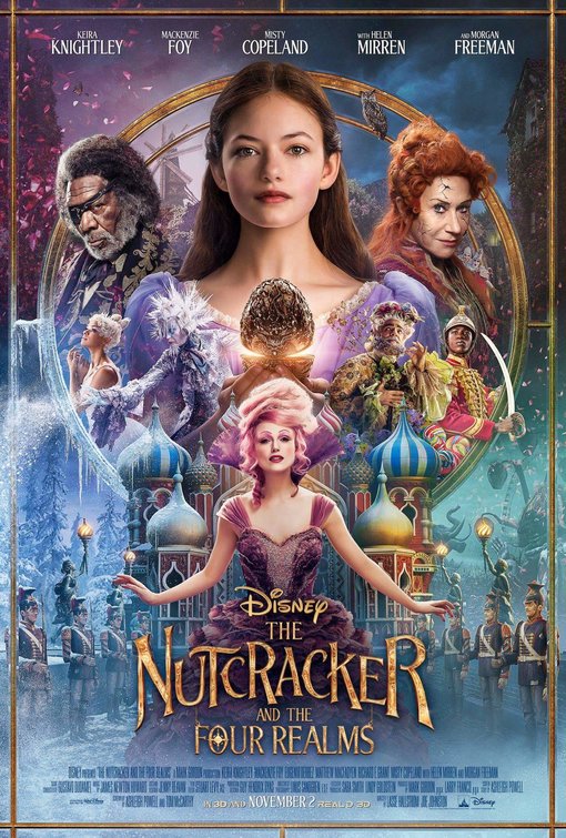 1000 piece jigsaw puzzle for the movie poster: The Nutcracker and the Four Realms (2018) ver3