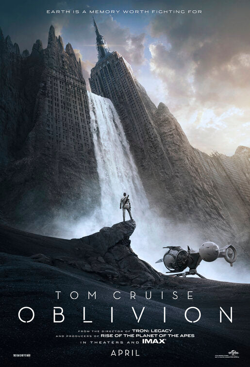 1000 piece jigsaw puzzle for the movie poster: Oblivion (2013)