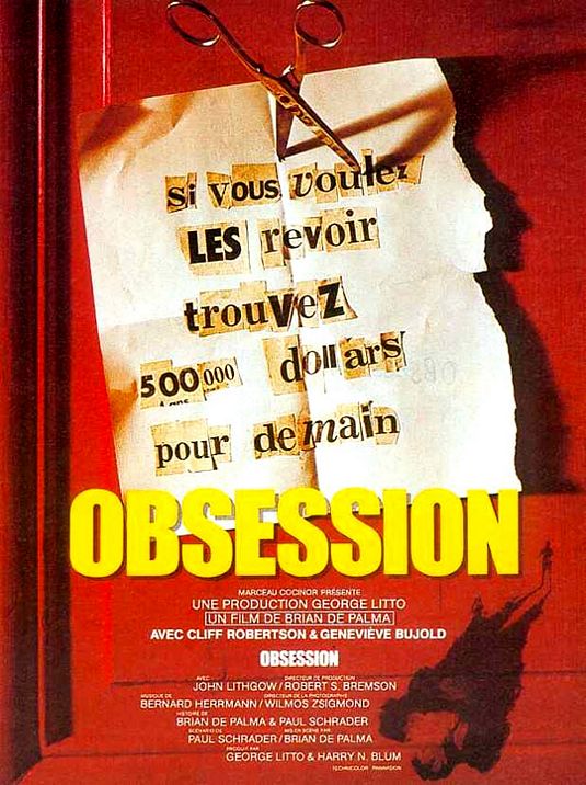 the movie poster: Obsession (1976) ver2