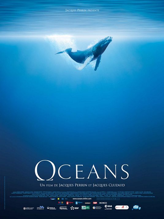 1000 piece jigsaw puzzle for the movie poster: Oceans (2010)