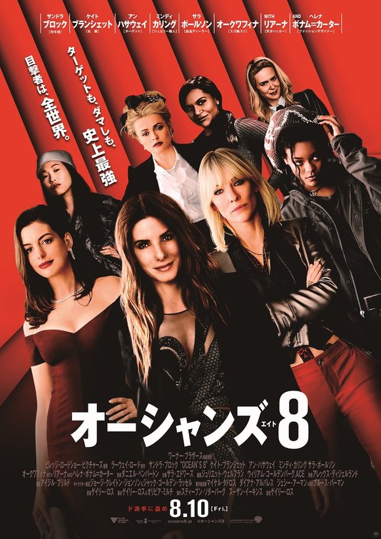 1000 piece jigsaw puzzle for the movie poster: Ocean's 8 (2018) ver12