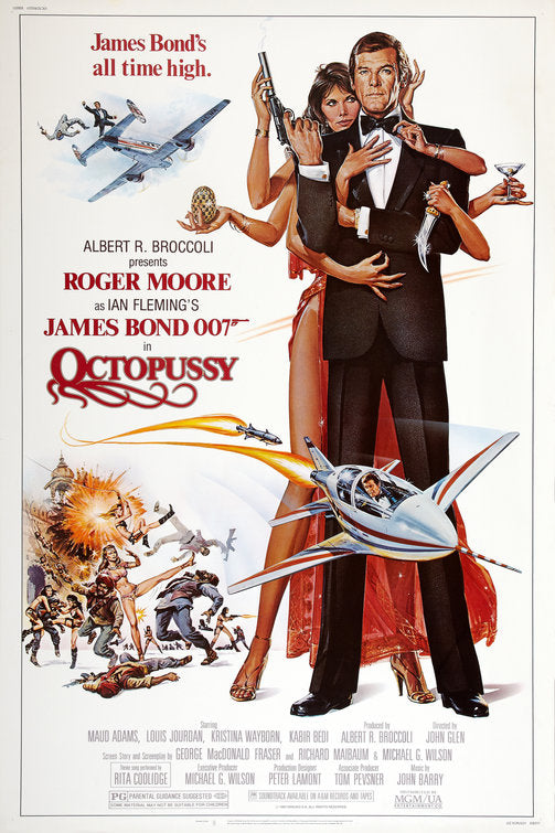 1000 piece jigsaw puzzle for the movie poster: Octopussy (1983) ver3