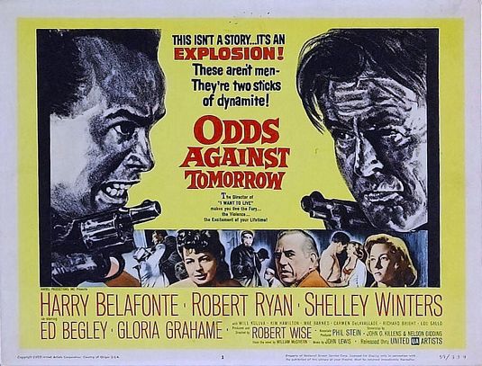 the movie poster: Odds Against Tomorrow (1959) ver2