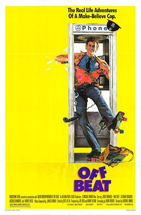 1000 piece jigsaw puzzle for the movie poster: Off Beat (1986)
