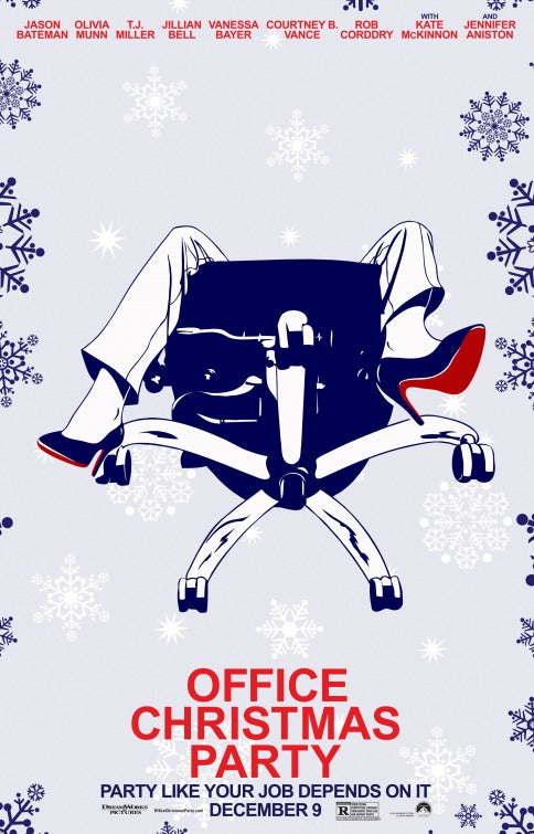 1000 piece jigsaw puzzle for the movie poster: Office Christmas Party (2016) ver14
