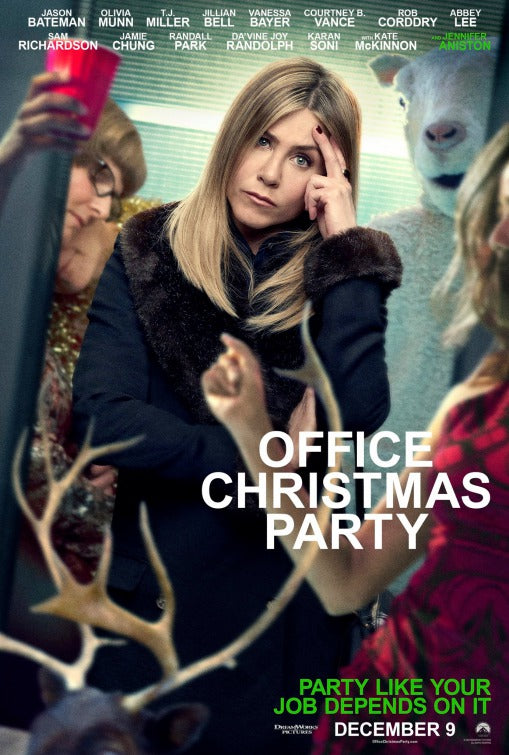 1000 piece jigsaw puzzle for the movie poster: Office Christmas Party (2016) ver3