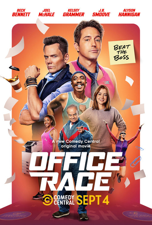 1000 piece jigsaw puzzle for the movie poster: Office Race (2023)