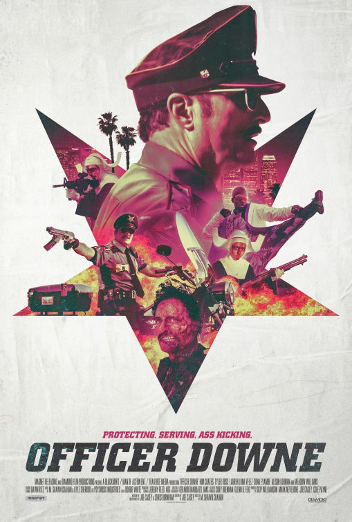 1000 piece jigsaw puzzle for the movie poster: Officer Downe (2016)