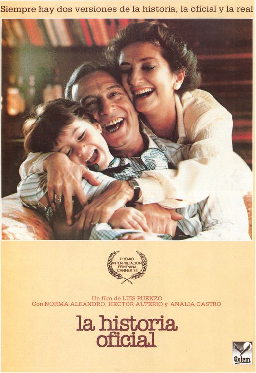 the movie poster: The Official Story (1985)
