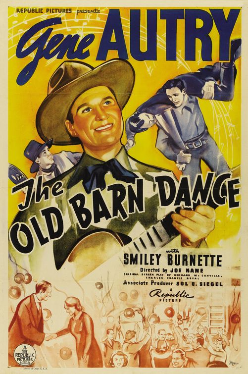 the movie poster: The Old Barn Dance (1938)