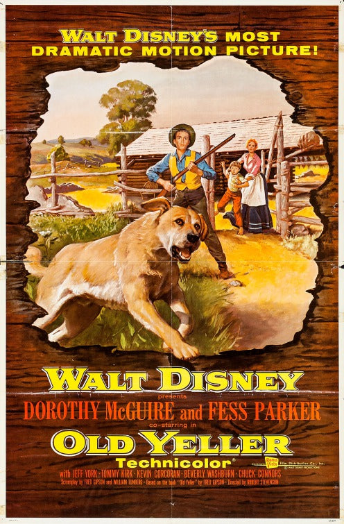 1000 piece jigsaw puzzle for the movie poster: Old Yeller (1957) ver2