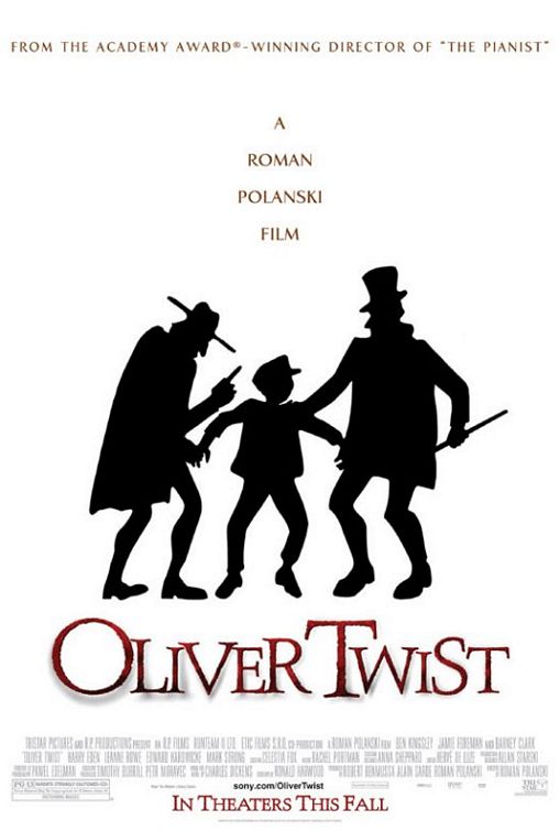 the movie poster: Oliver Twist (2005)