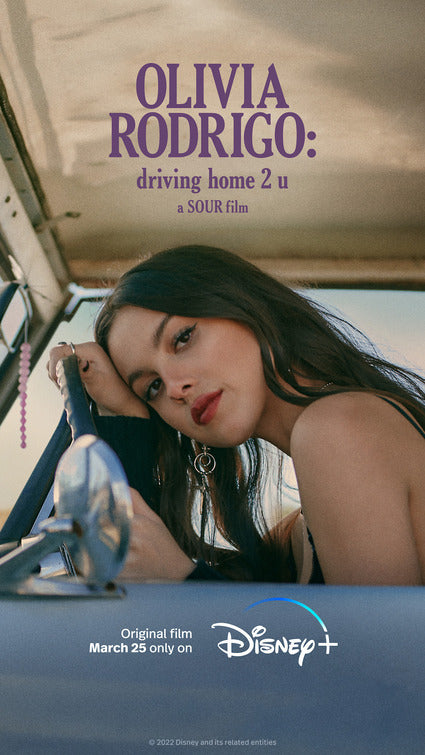 1000 piece jigsaw puzzle for the movie poster: Olivia Rodrigo: driving home 2 u (2022)