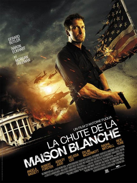 1000 piece jigsaw puzzle for the movie poster: Olympus Has Fallen (2013) ver2