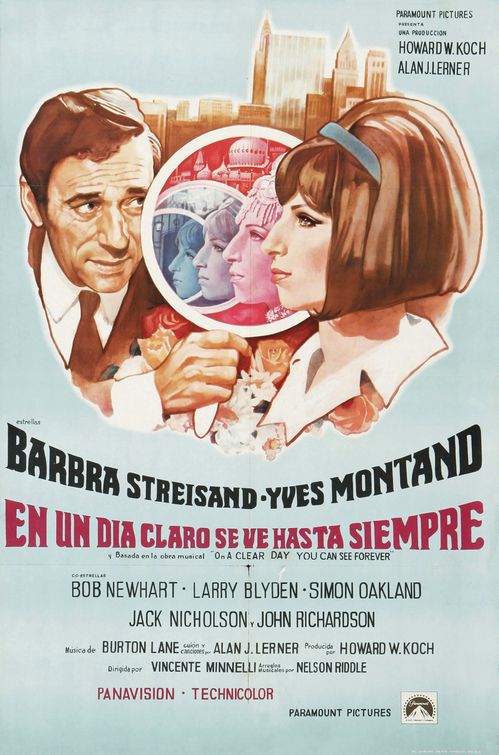 the movie poster: On a Clear Day You Can See Forever (1970) ver2