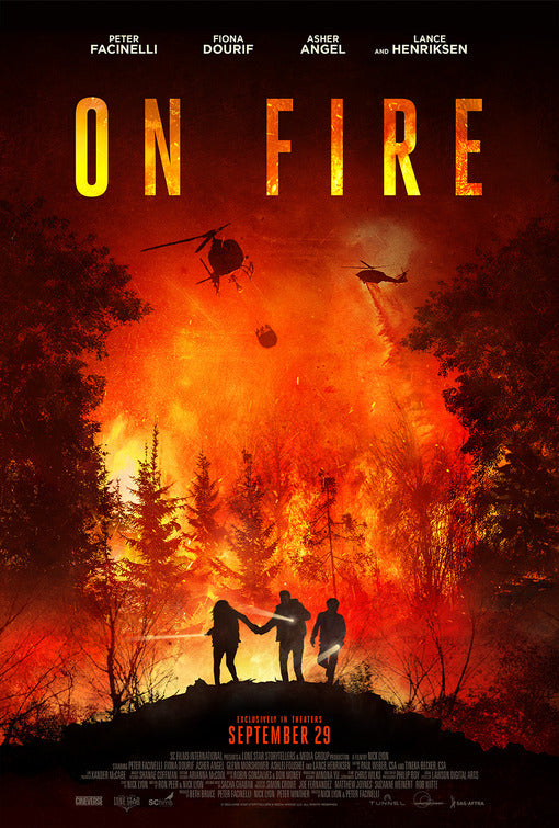1000 piece jigsaw puzzle for the movie poster: On Fire (2023)