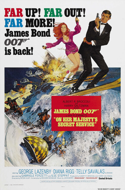 the movie poster: On Her Majesty's Secret Service (1969)