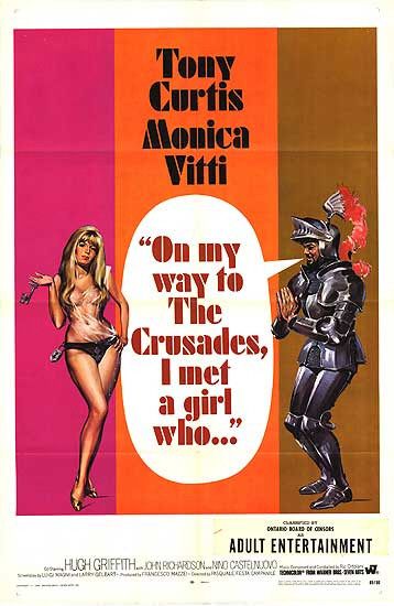 the movie poster: On My Way to the Crusades, I Met a Girl Who? (1969)