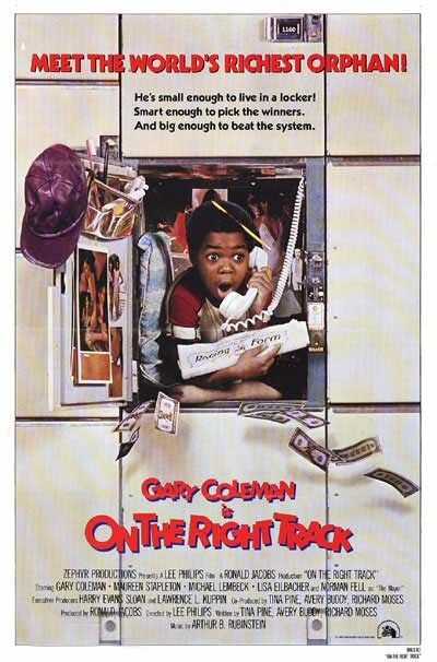 the movie poster: On the Right Track (1981)