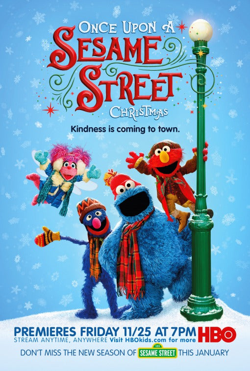 1000 piece jigsaw puzzle for tv poster: Once Upon a Sesame Street Christmas