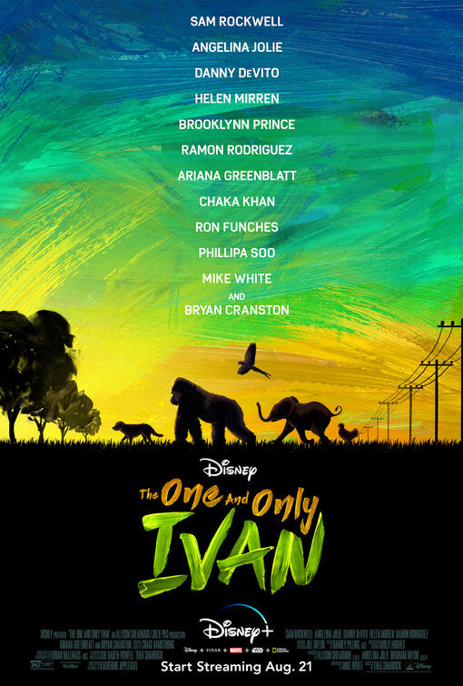 1000 piece jigsaw puzzle for tv poster: The One and Only Ivan