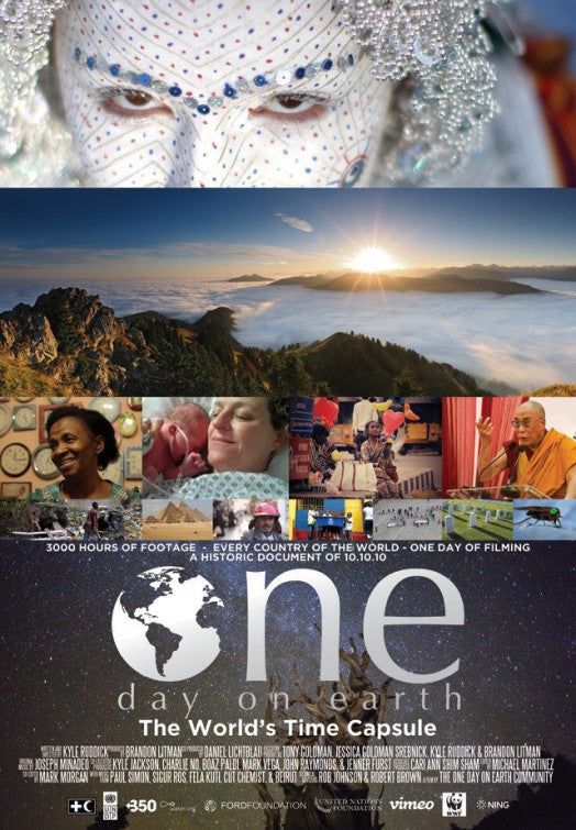 1000 piece jigsaw puzzle for the movie poster: One Day on Earth (2012)
