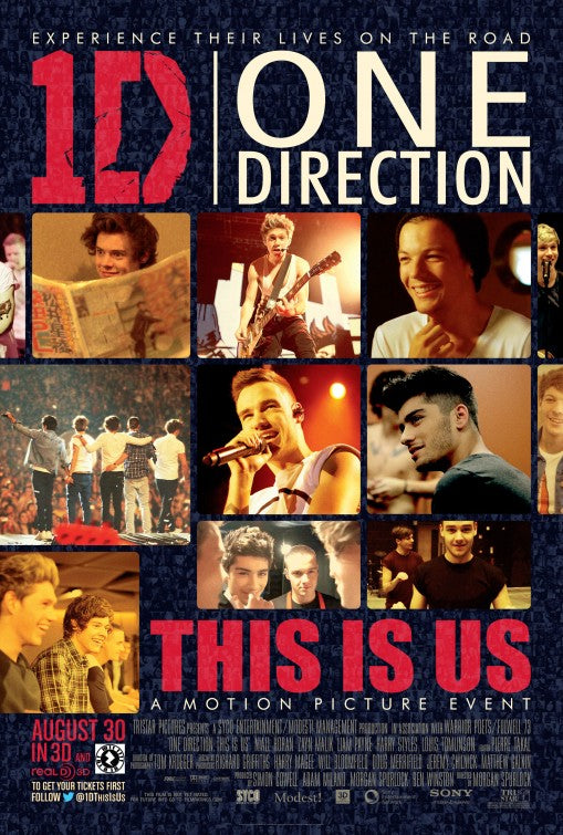 1000 piece jigsaw puzzle for the movie poster: One Direction: This Is Us (2013)