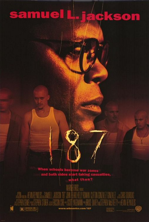 the movie poster: 187 (1997) ver2
