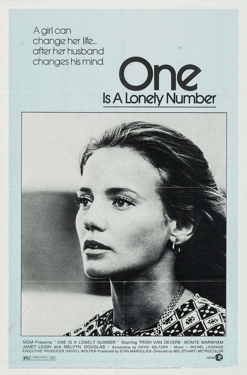 1000 piece jigsaw puzzle for the movie poster: One Is a Lonely Number (1972)