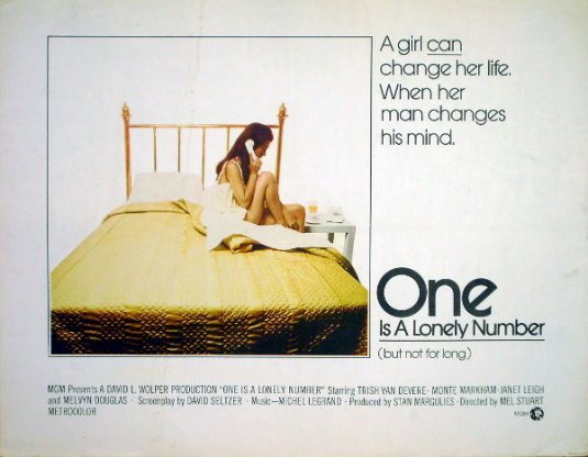 1000 piece jigsaw puzzle for the movie poster: One Is a Lonely Number (1972) ver2