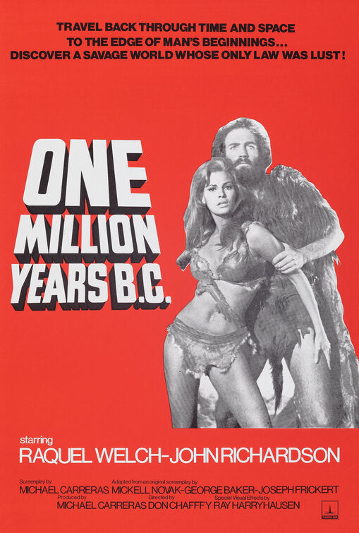 1000 piece jigsaw puzzle for the movie poster: One Million Years B.C. (1966) ver4