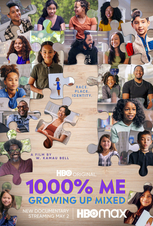 1000 piece jigsaw puzzle for the movie poster: 1000% Me: Growing Up Mixed (2023)