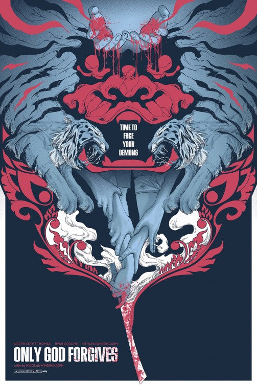 1000 piece jigsaw puzzle for the movie poster: Only God Forgives (2013) ver10