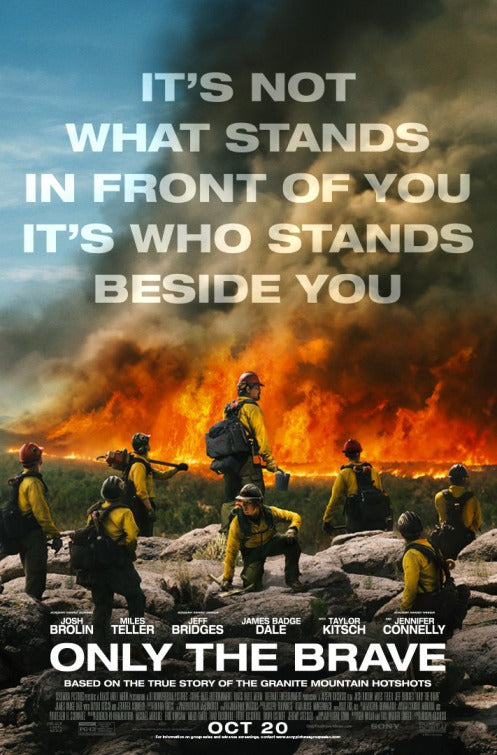 1000 piece jigsaw puzzle for the movie poster: Only the Brave (2017) ver2