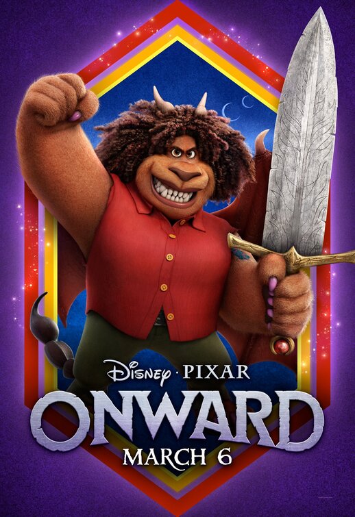 1000 piece jigsaw puzzle for the movie poster: Onward (2020) ver9