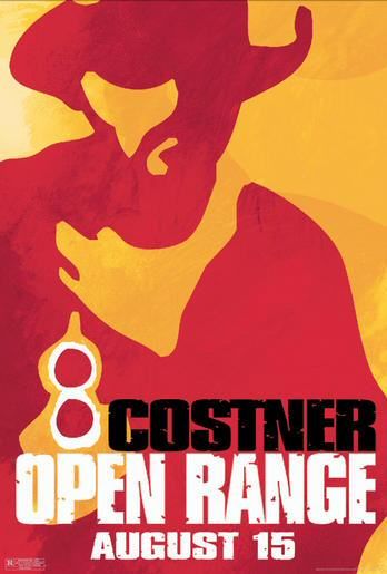 the movie poster: Open Range (2003) ver2