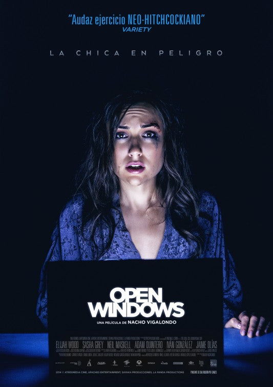 1000 piece jigsaw puzzle for the movie poster: Open Windows (2014) ver6