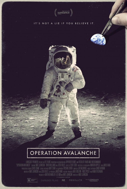 1000 piece jigsaw puzzle for the movie poster: Operation Avalanche (2016)