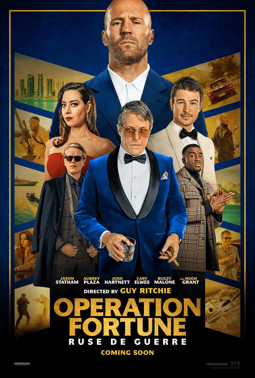 1000 piece jigsaw puzzle for the movie poster: Operation Fortune: Ruse de guerre (2023)