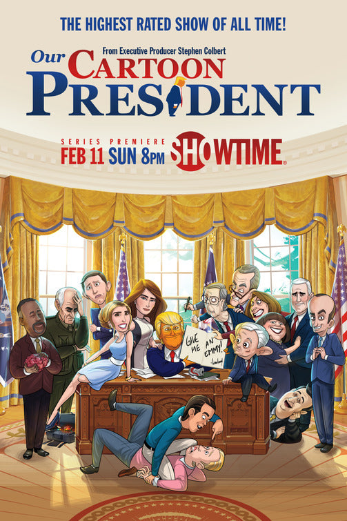 1000 piece jigsaw puzzle for tv poster: Our Cartoon President