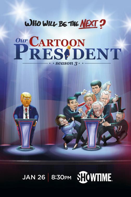 1000 piece jigsaw puzzle for tv poster: Our Cartoon President, ver2