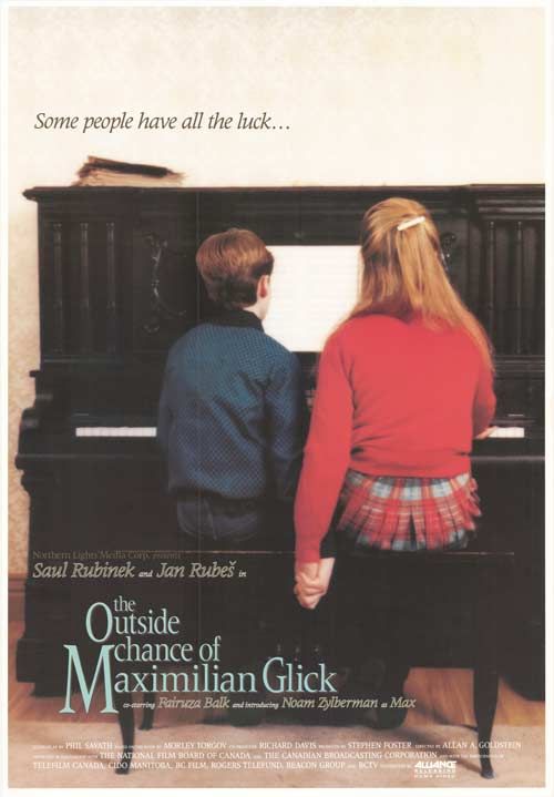 the movie poster: The Outside Chance of Maximilian Glick (1990)