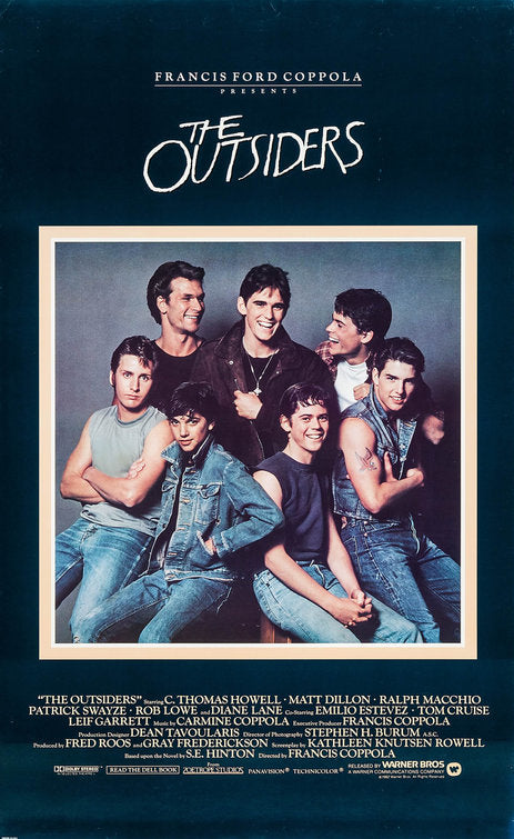 the movie poster: The Outsiders (1983)