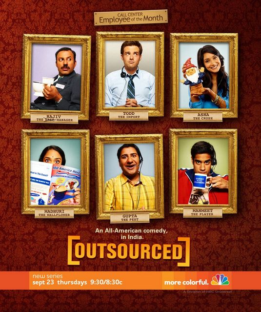 1000 piece jigsaw puzzle for tv poster: Outsourced
