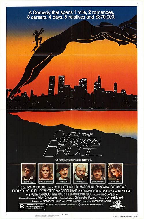 1000 piece jigsaw puzzle for the movie poster: Over the Brooklyn Bridge (1984)