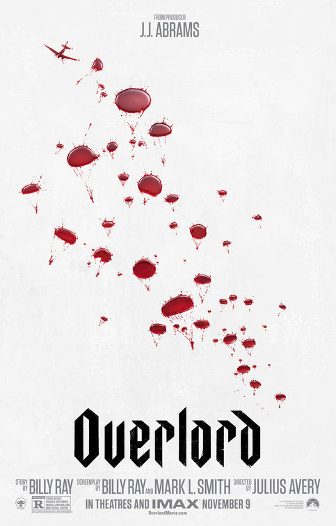 1000 piece jigsaw puzzle for the movie poster: Overlord (2018) ver2