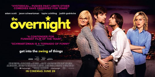 1000 piece jigsaw puzzle for the movie poster: The Overnight (2015) ver3