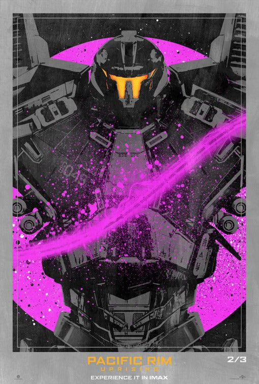 1000 piece jigsaw puzzle for the movie poster: Pacific Rim Uprising (2018) ver13