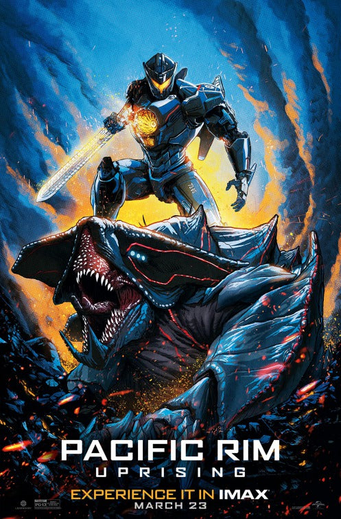1000 piece jigsaw puzzle for the movie poster: Pacific Rim Uprising (2018) ver17