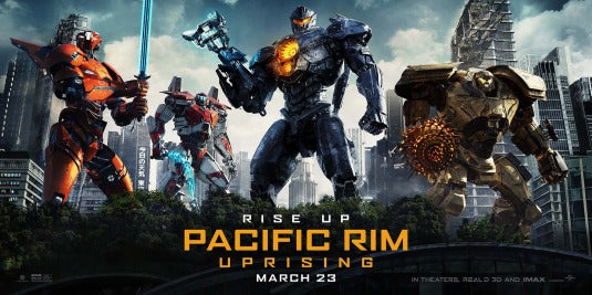 1000 piece jigsaw puzzle for the movie poster: Pacific Rim Uprising (2018) ver26